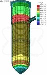 Mathematical model of pressure vessel