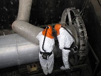 Cutting of the nuclear reactor vessel