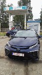 Toyota Mirai  and NRI Hydrogen filling station in tNeratovice