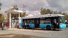 Hydrogen filling station and TriHyBus