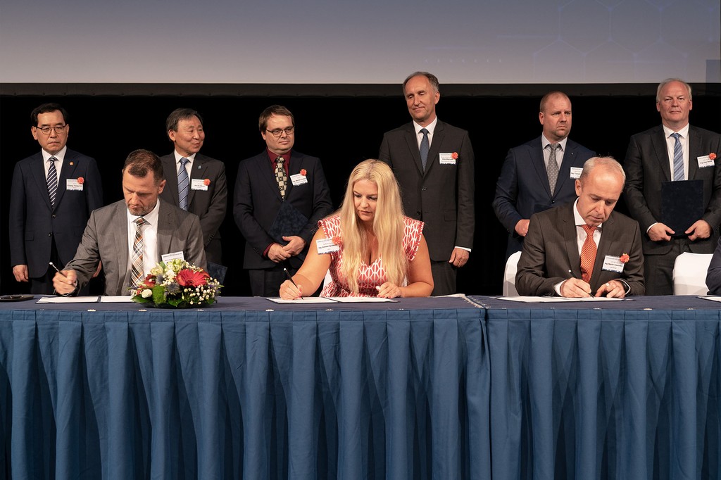 Podpis memoranda o spolupráci v oblasti vodíkových technologií mezi (Česko – Korea)